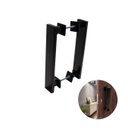 Ver imagem 1 de Puxador Porta Residencial Inox Preto 400mm entre furo