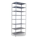 Ver imagem 4 de Estante Pesada 8 Bandejas 40cm Cinza
