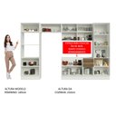 Ver imagem 6 de Armário de Cozinha Completa 100% MDF 330cm Branco/Rustic Acordes Madesa XA02