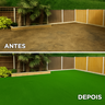 Grama Sintética Artificial 12mm 5m² com Proteção Uv e Anti-fungo 2,00 X 2,50m - 4