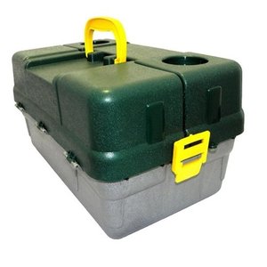 Caixa Estojo Organizador para Pesca e Ferramentas H. I. Modelo Cx-6bj-g Verde