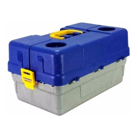 Caixa de Pesca Hi 6 Bandejas Articuladas Cx-6bjg Azul