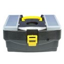 Ver imagem 1 de Caixa Estojo Organizador Para Pesca e Ferramentas 4 Bandejas H. I. Modelo CX-4BJ-ESP-P