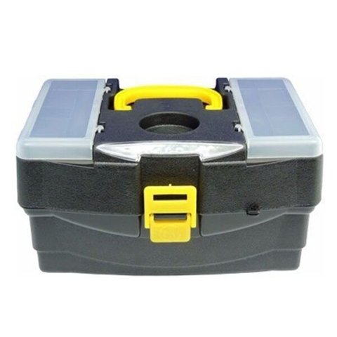 Caixa Estojo Organizador Para Pesca e Ferramentas 4 Bandejas H. I. Modelo CX-4BJ-ESP-P