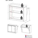 Ver imagem 4 de Bancada Balcão/mesa Cozinha Bélgica Multimóveis Br5484 Branca