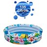 Piscina Inflável Redonda Animais Marinhos Infantil 135 Lt - 4