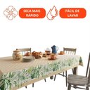 Ver imagem 4 de Toalha de Mesa 4 Lugares Lepper Pop Quadrada 1,40x1,40m Algodão Poliéster Folhagem Tropical Palmas
