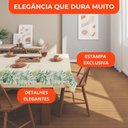 Ver imagem 2 de Toalha de Mesa 4 Lugares Lepper Pop Quadrada 1,40x1,40m Algodão Poliéster Folhagem Tropical Palmas