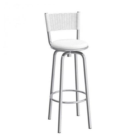 Banqueta Giratória com Encosto Noruega 99cm