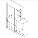 Ver imagem 2 de Kit Conjunto Quarto Infantil Montessoriano c/ Cama Casinha, Escrivaninha, Poltrona e Guarda Roupa