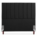 Ver imagem 5 de Cabeceira Casal 140 Cm com Frame Carla Linho Preto Artte