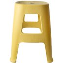 Ver imagem 2 de Kit com 6 Banquetas Empilhável Plástico Resistente Multiuso - Amarela