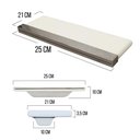 Ver imagem 3 de Kit com 2 Cascatas 25cm de Embutir na Parede com Acabamento em Aço Inox para Piscina