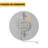 Plafon Led Borda Infinita Embutir / Sobrepor 36w Redondo Branco Quente - 5