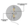 Plafon Led Borda Infinita Embutir / Sobrepor 36w Redondo Branco Quente - 3