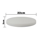 Ver imagem 2 de Plafon Led Borda Infinita Embutir / Sobrepor 36w Redondo Branco Quente