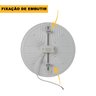 Plafon Led Borda Infinita Embutir / Sobrepor 36w Redondo Branco Quente - 4