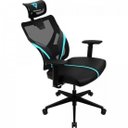 Ver imagem 7 de Cadeira Ergonomic Yama1 Preta/ Cyan Thunderx3