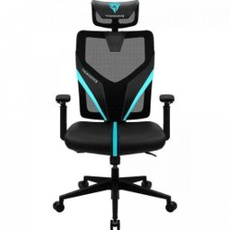 Cadeira Ergonomic Yama1 Preta/ Cyan Thunderx3 - 2 Cadeira Ergonomic Yama1 Preta/ Cyan Thunderx3 - 2