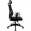 Ver imagem 6 de Cadeira Ergonomic Yama1 Preta/ Cyan Thunderx3