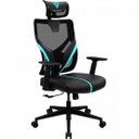 Ver imagem 3 de Cadeira Ergonomic Yama1 Preta/ Cyan Thunderx3