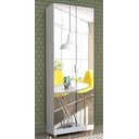 Ver imagem 2 de Sapateira com Espelho 2 Portas Magia - Branca - Muito Linda, Cheia de Prateleiras. Super