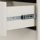 Ver imagem 5 de Mesa de Cabeceira Stella 3 Gavetas com Rodízio 50 cm X 40 cm Off White
