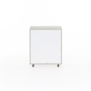 Ver mais imagens de Mesa de Cabeceira Stella 3 Gavetas com Rodízio 50 cm X 40 cm Off White