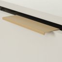 Ver imagem 4 de Mesa de Cabeceira Stella 3 Gavetas com Rodízio 50 cm X 40 cm Off White