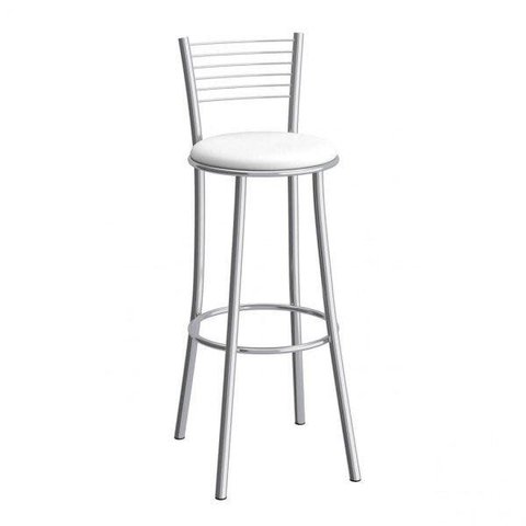 Banqueta com Encosto Moscou 101cm Branco
