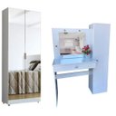 Ver imagem 1 de Sapateira com Espelho + Penteadeira Camarim Luzes e Espelho