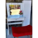 Ver imagem 3 de Sapateira com Espelho + Penteadeira Camarim Luzes e Espelho