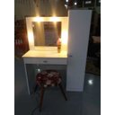 Ver imagem 4 de Penteadeira Camarim Branca com Luzes e Espelho Magia Móveis