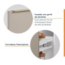 Ver imagem 7 de Balcão Porta Tempero Planejado 20cm sem Tampo com Rodapé Ipanema CabeCasa MadeiraOriginals Branco/Fendi Trama