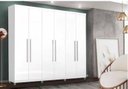 Ver imagem 1 de Guarda Roupa 6 Portas Porto Bello Branco