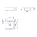Ver imagem 4 de Cuba de Semiencaixe Deca com Mesa Quadrada 40cm Branco Cod: L.61040.m.17