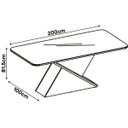Ver imagem 2 de Mesa de Jantar Zoe 2,00 Dj Móveis