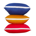 Ver imagem 3 de Kit 2 Capa de Almofada 40 X 40 Malha Lisa com Zíper:bege Avelã