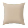 Kit 2 Capa de Almofada 40 X 40 Malha Lisa com Zíper:bege Avelã - 2