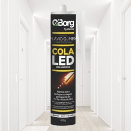 Cola Led Fita Adesivo Montagem 400 Gr Qborg - 1