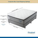 Ver imagem 2 de Conjunto Box Casal Mola Ensacada Probel Elegancy Springs (138x188x60cm)