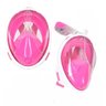 Mascara Mergulho Snorkel Suporte Câmera Anti Embaçamento Mergulhador M Rosa (Bsl-Xst-1) - 2