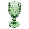 Jogo 8 Taças de Vidro Diamond Diamante Verde 300ml Água Class Home - 4