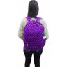 Mochila Feminina Escolar para Passeio e Viagem com Forro Interno ROXO (628 R) - 4