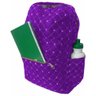 Mochila Feminina Escolar para Passeio e Viagem com Forro Interno ROXO (628 R) - 3