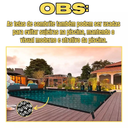 Ver imagem 4 de Tela Lona Cobertura Jardim Horta 80% Preta 2x5 Bainha Ilhos