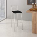 Ver imagem 2 de Banqueta com Encosto Flex 98cm Preto