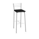 Ver imagem 1 de Banqueta com Encosto Flex 98cm Preto