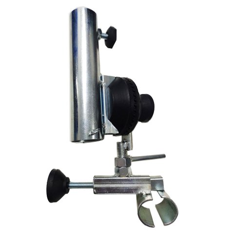 Suporte P/ Guarda Sol / Vara Borda de Barco Catraca Dentada Suporte Gpf Suporte de Borca com Catraca