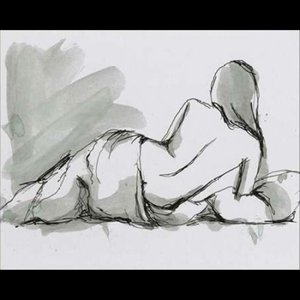Draped Nude Ii Canaleta 60x48cm Preta